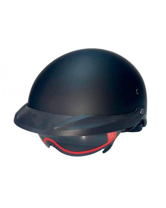 Шлем MD-513-1 черный матовый + черное стекло size L - VIRTUE