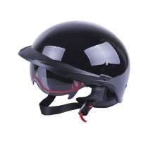 Шлем MD-513-1 черный глянцевый + черное стекло size M - VIRTUE