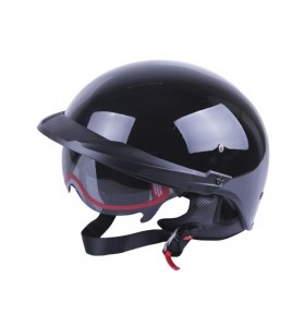 Шлем MD-513-1 черный глянцевый + черное стекло size M - VIRTUE