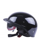 Шлем MD-513-1 черный глянцевый + черное стекло size M - VIRTUE
