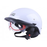 Шлем MD-513-1 белый глянцевый + прозрачное стекло size L - VIRTUE Шлем MD-513-1 белый глянцевый + прозрачное стекло size L - VIRTUE