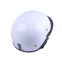 Шлем MD-513-1 белый глянцевый + черное стекло size S - VIRTUE