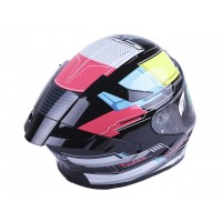 Шлем MD-821 черный c цветным size L - VIRTUE