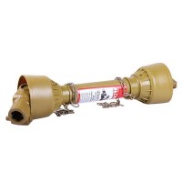 Вал карданный 6*6 шлицов, 610 мм, сечение-трехлимонник, с кожухом