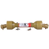 Вал карданный 6*6 шлицов, 610 мм, сечение-трехлимонник, с кожухом