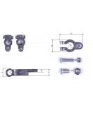 Клеммы, диаметр 16 мм, к-т 2 шт.: 