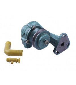 Водяной насос (помпа) для двигателя KM130/138 (Xingtai 24B), чугунный корпус, шкив 85 мм, профиль Z