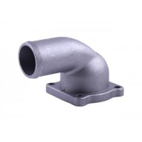 Флянец термостата под патрубок КМ385ВТ DongFeng 240/244, Foton 240/244, Jinma 240/244