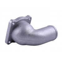 Флянец термостата под патрубок КМ385ВТ DongFeng 240/244, Foton 240/244, Jinma 240/244