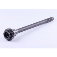 Вал первичный с шестерней L-375 мм Z-14/21/18 DongFeng 354/404