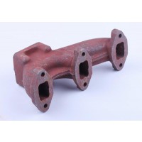 Коллектор выпускной (тип2) КМ385ВТ DongFeng 240/244, Foton 240/244, Jinma 240/244