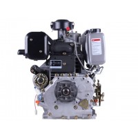 Двигатель 192FE - дизель (под шлицы диаметр 25 мм) (14,8 л.с.) с электростартером