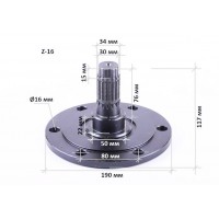 Ступица колеса переднего Foton 244/254, ДТЗ 244