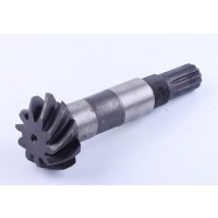 Вал шестерни конической переднего моста L-195 мм Z-10/12 Foton 354/404