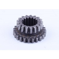 Шестерня 1/2-й передачи ведомая Z-23/17/16 Foton 354/404