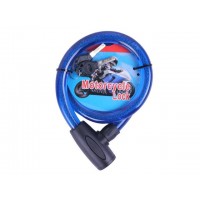 Замок противоугонный тросовый 22мм*1000мм (под ключ) ZX1232