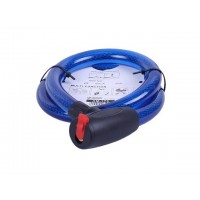 Замок противоугонный тросовый 18мм*1000мм (под ключ) ZX1236