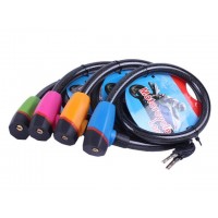 Замок противоугонный тросовый 18мм*1000мм (под ключ) ZX1240