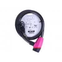 Замок противоугонный тросовый 18мм*1000мм (под ключ) ZX1240