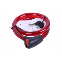 Замок противоугонный тросовый 22мм*1200мм (под ключ) ZX1242