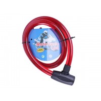 Замок противоугонный тросовый 22мм*1200мм (под ключ) ZX1242