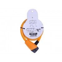 Замок противоугонный тросовый 12мм*650мм (под ключ) ZX1248