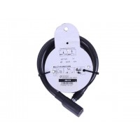 Замок противоугонный спиральный 12мм*1000мм (под ключ) ZX2108