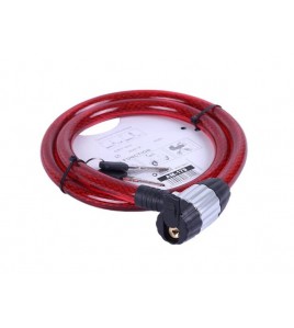 Замок противоугонный спиральный 15мм*1000мм (под ключ) ZX2116