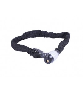 Замок противоугонный цепной 8мм*1000мм (под ключ) ZH-002