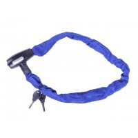 Замок противоугонный цепной 6мм*900мм (под ключ) ZH-047