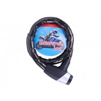 Замок противоугонный 25мм*1000мм (под ключ) ZX4133