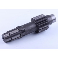 Вал КПП №5 L-227 мм Z-6/13 Xingtai 24B, Shifeng 244,Taishan 24