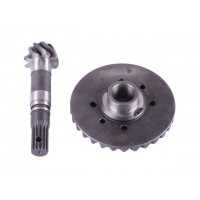 Главная пара переднего моста (шестерни конические: ведущая Z-30 + ведомая Z-8) Jinma