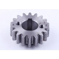 Шестерня балансирующих валов Z-18 внутренний диаметр 25 мм (шпонка) - ZS/ZH1100/ZH1105N/ZH1115N/ZH1125N