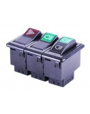 Блок переключателей (перекл.света + аварийка) DongFeng 240/244