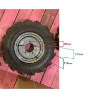 Колесо в сборе 6.00*12 (под 5 болтов) YBX