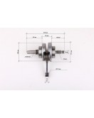 Коленвал + подшипники: 63/28/P5 * 2 шт. - СВ-125