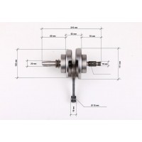 Коленвал + подшипники: 63/28/P5 * 2 шт. - СВ-150
