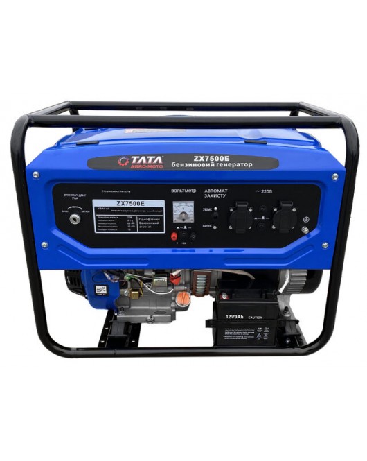 Генератор бензин ZX7500 (6KW) с электростартером TATA